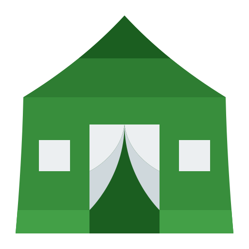 cámping icono gratis