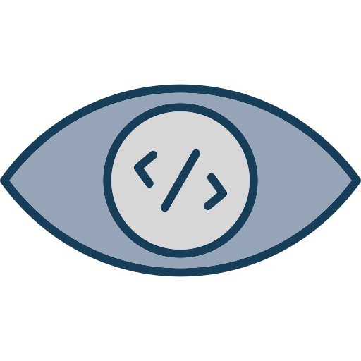 visión icono gratis