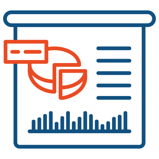 visualización de datos icono gratis