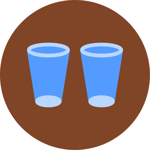 vaso de agua icono gratis