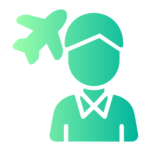 agente de viajes icono gratis