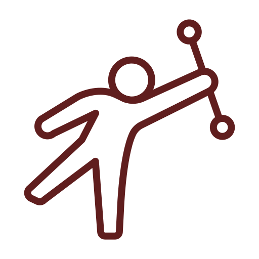 Baton twirling free icon