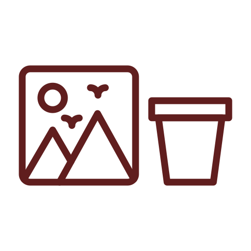 decoración icono gratis