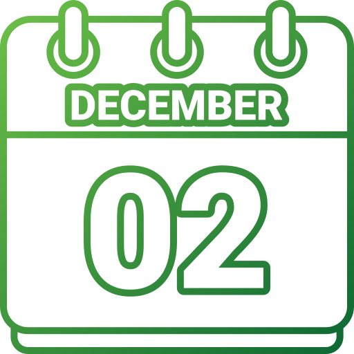 2 de diciembre icono gratis