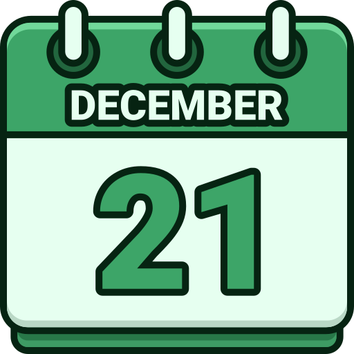 diciembre icono gratis