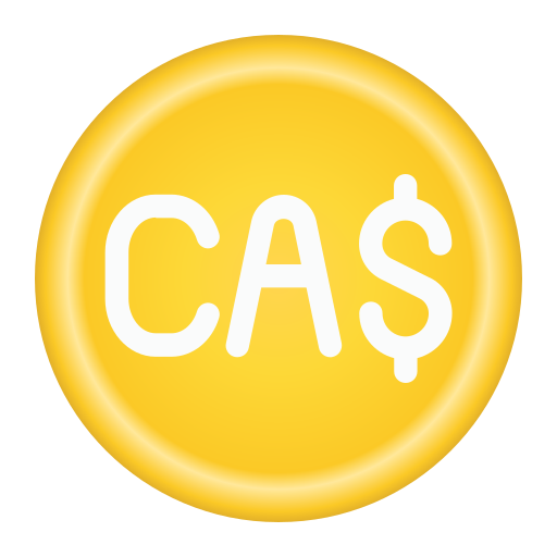 dollar canadien Icône gratuit