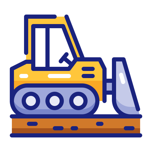 excavadora icono gratis