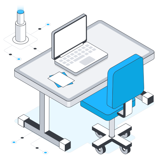 mesa de oficina icono gratis