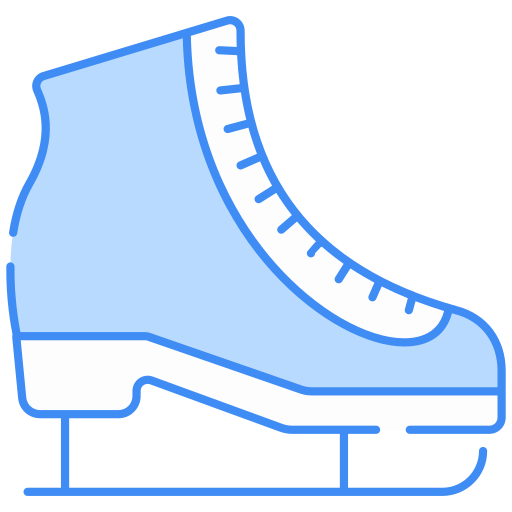 patinar sobre hielo icono gratis