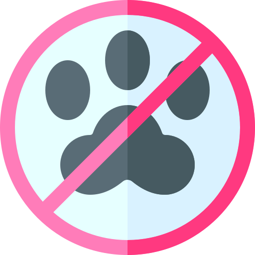 Prohibido mascotas icono gratis