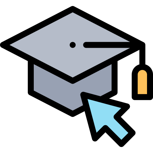 Casquillo de la graduación icono gratis