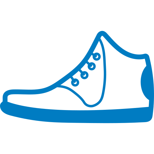 zapatilla deportiva icono gratis