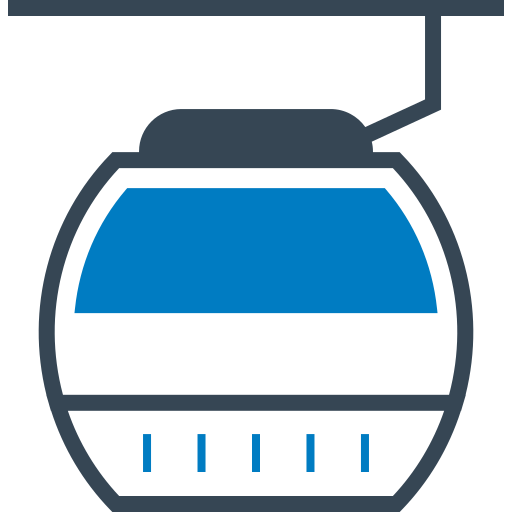 cabina del teleférico icono gratis