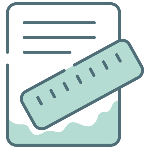 règle Icône gratuit