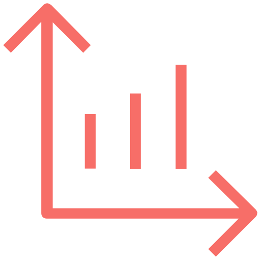 Chart free icon