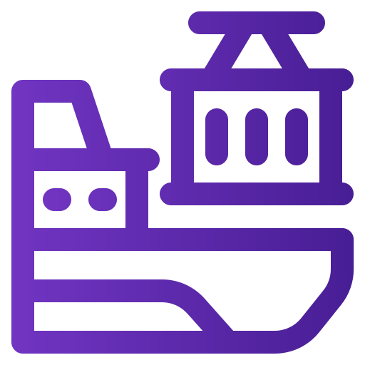 buque de carga icono gratis