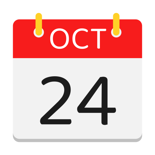 calendario de octubre icono gratis