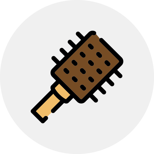 cepillo para el pelo icono gratis