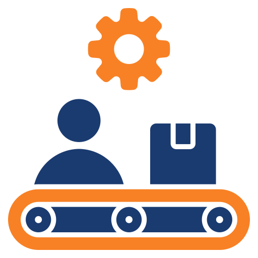 producción icono gratis