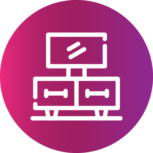 soporte de tv icono gratis