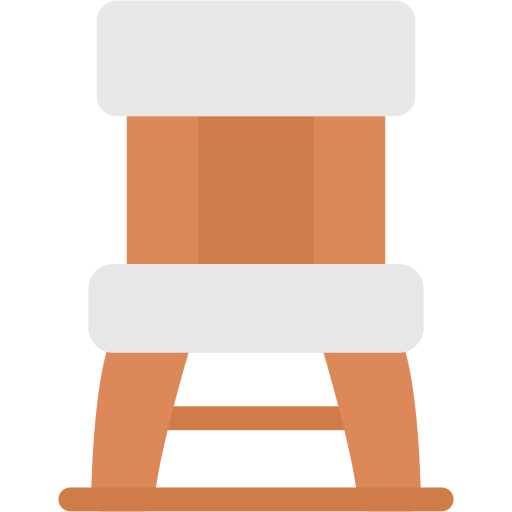 silla de madera icono gratis