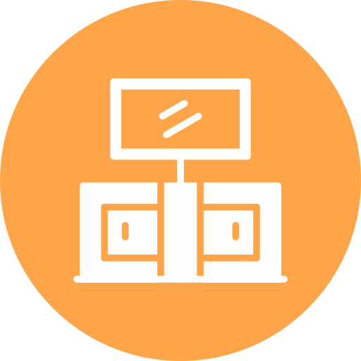 soporte de tv icono gratis