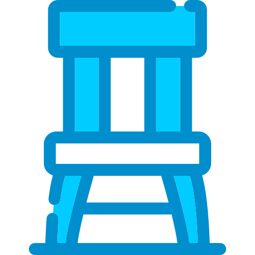 silla de madera icono gratis