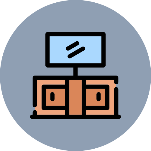 soporte de tv icono gratis