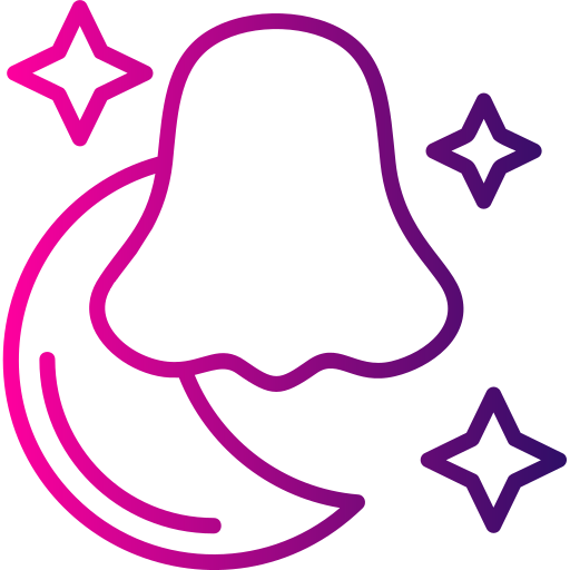 luna de halloween icono gratis