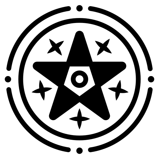 Magic circle free icon