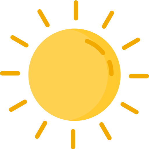 Sun - free icon