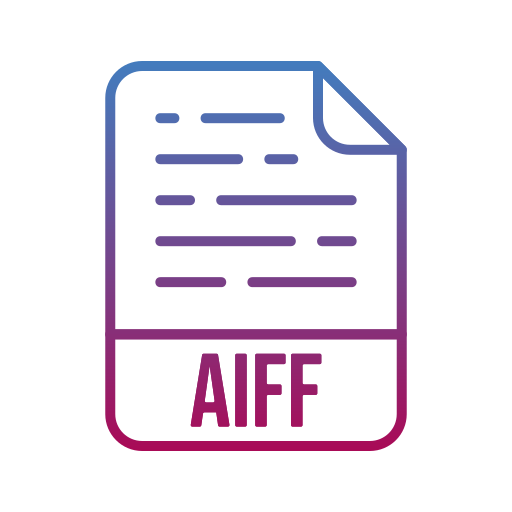 aiff icono gratis