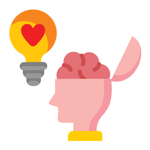 inteligencia emocional icono gratis