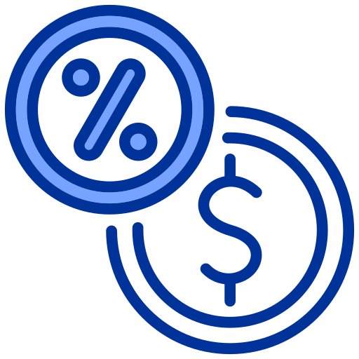 Debt free icon Debt free icon