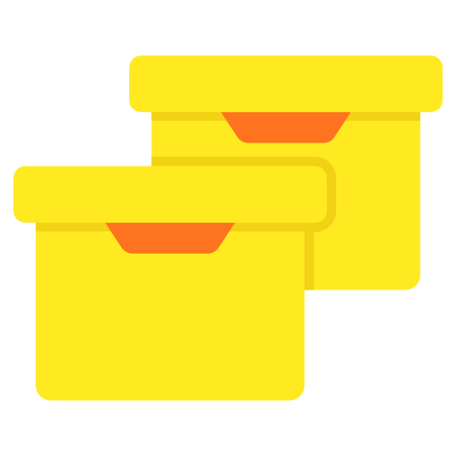 Boxes free icon