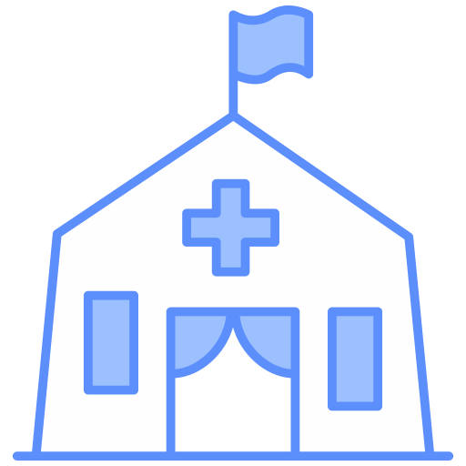 centro médico icono gratis