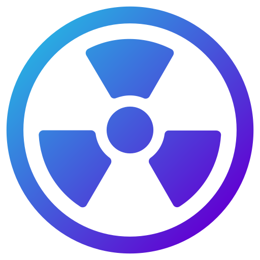 radiación icono gratis