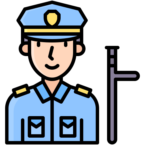 policier Icône gratuit policier Icône gratuit