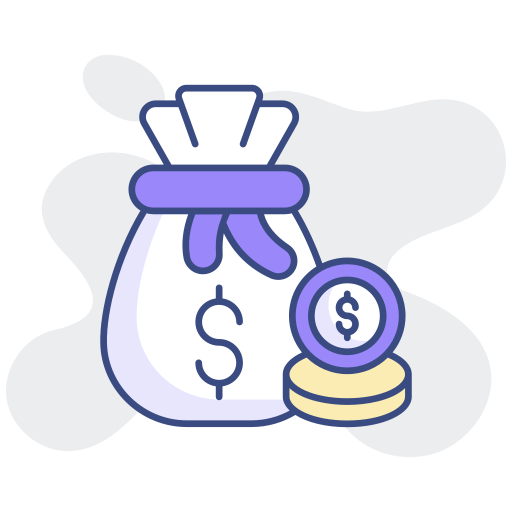 돈가방 무료 아이콘