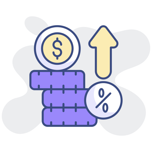 이자율 무료 아이콘