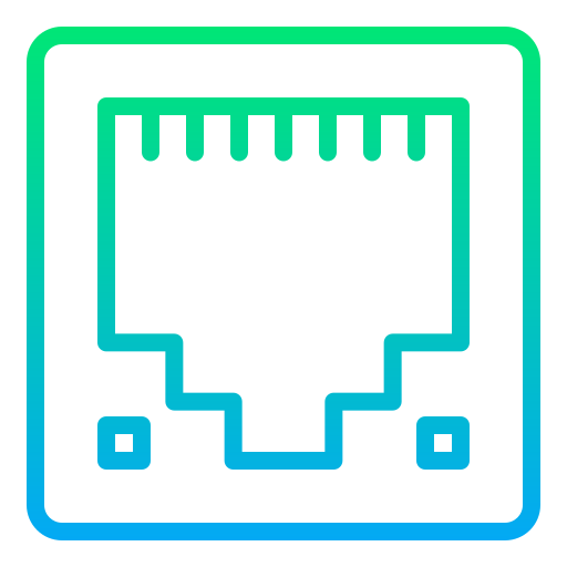 port lan Icône gratuit port lan Icône gratuit
