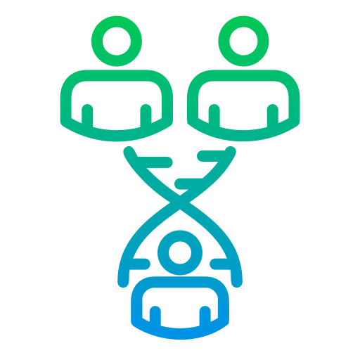 genética icono gratis