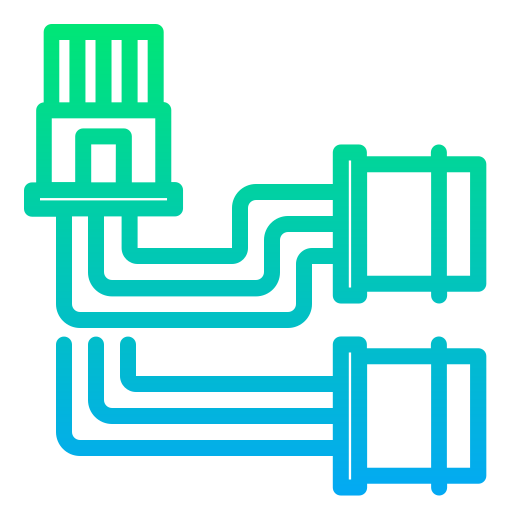 alimentación por cable icono gratis