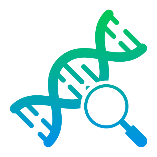 investigación del adn icono gratis