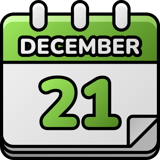 diciembre icono gratis