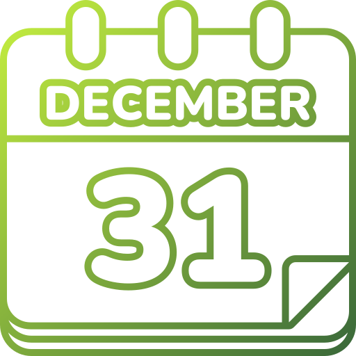 31 de dezembro grátis ícone 31 de dezembro grátis ícone