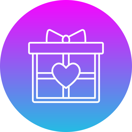 caja de regalo icono gratis