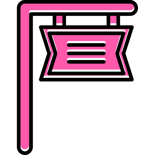 letrero de tienda icono gratis