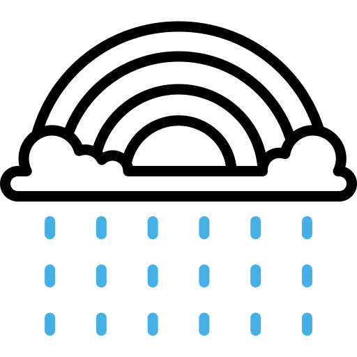 arcoíris icono gratis