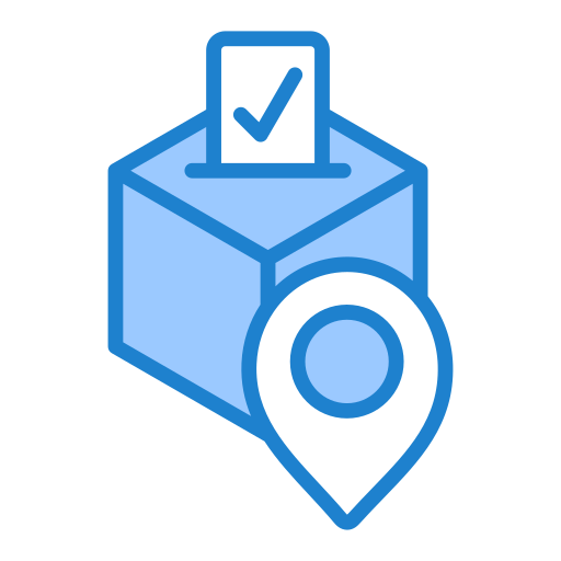 Polling station free icon